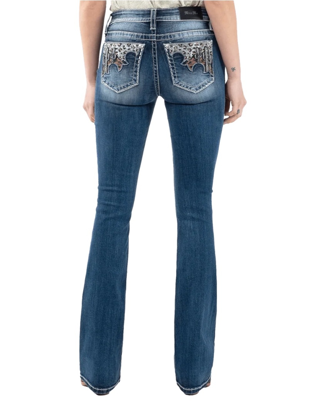 Miss Me Leopard Cactus Jeans